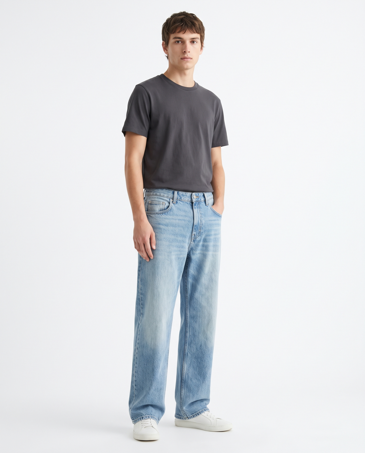 Loose Charlie Jeans — Light Blue | NO NEXT