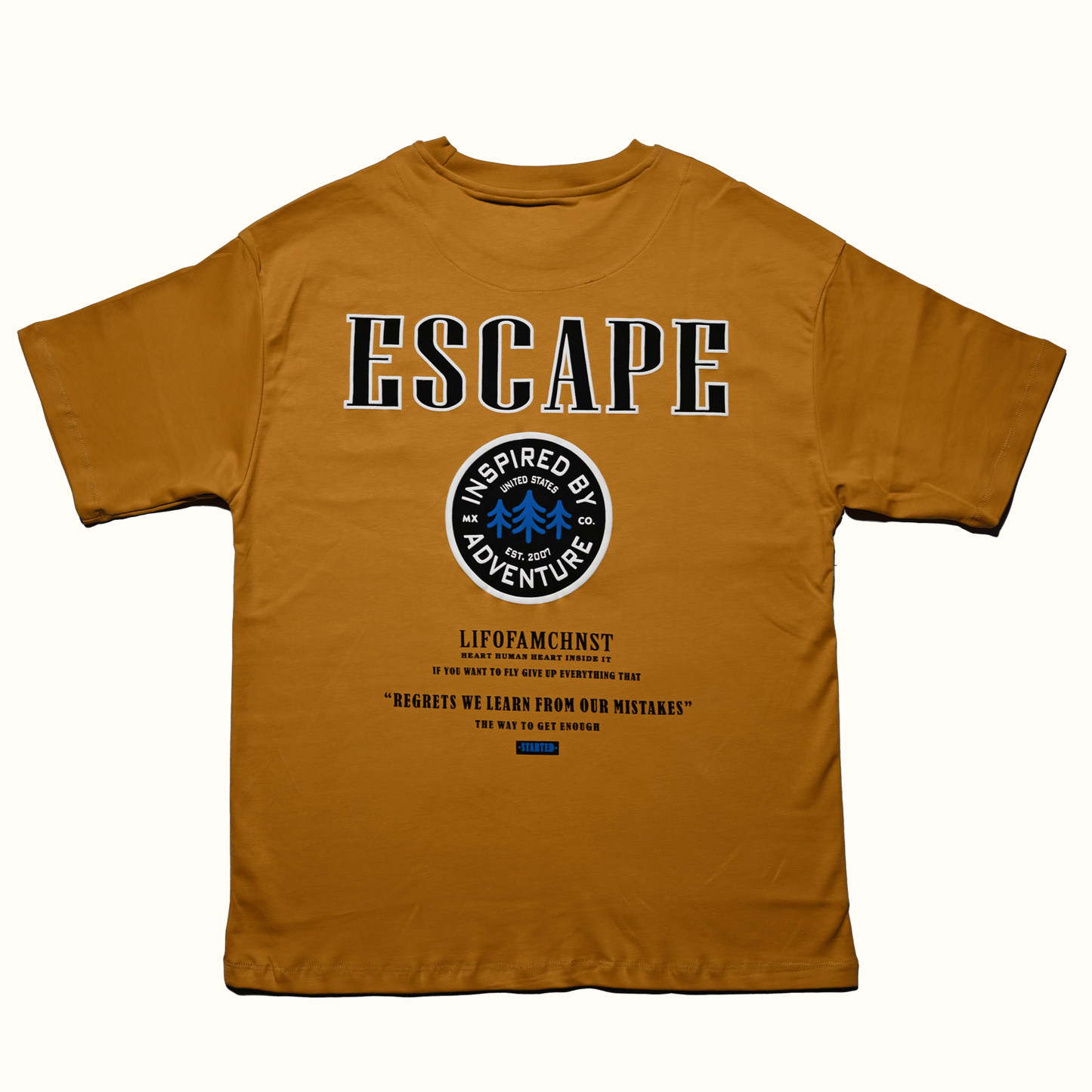 ESCAPE 100% COTTON T-SHIRT