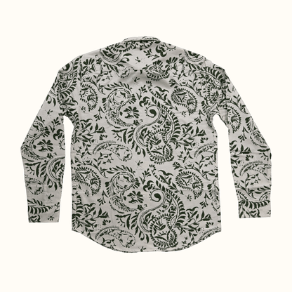 LINEN PRINT SHIRT