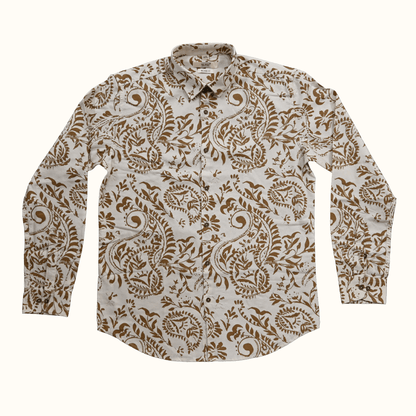 LINEN PRINT SHIRT