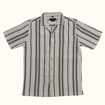 CUBAN KNIT 100% COTTON SHIRT