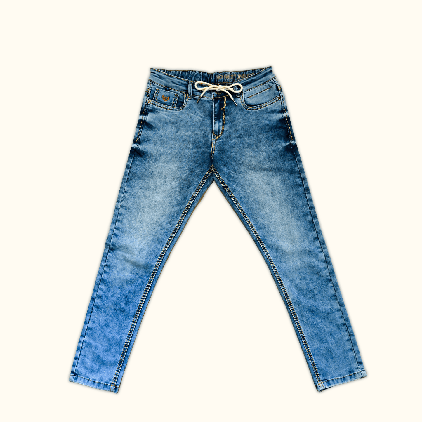 DENIM WITH DRAW STRINGS