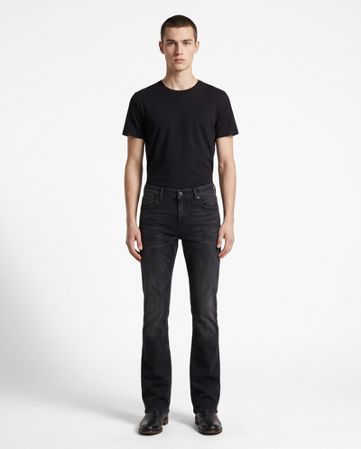 Slim Bootcut Jeans — Washed Black | NO NEXT