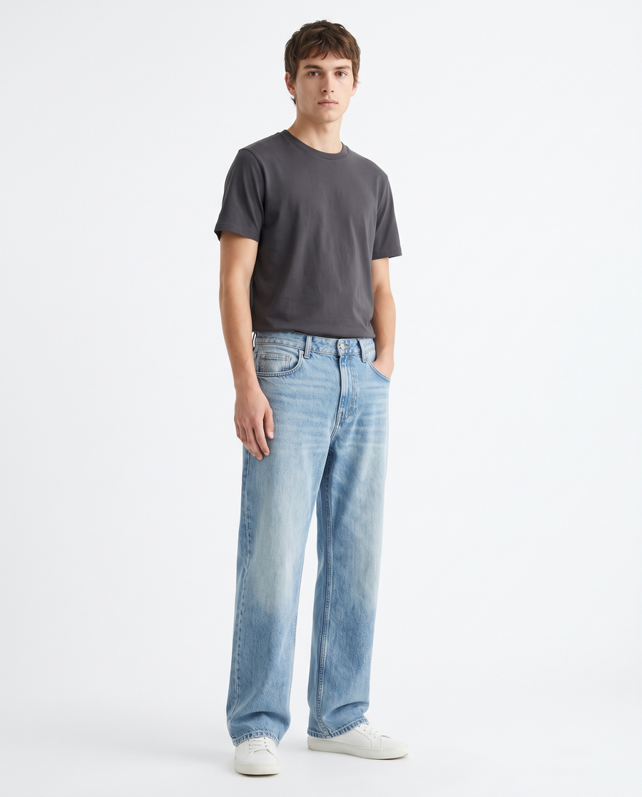 Loose Charlie Jeans — Light Blue | NO NEXT